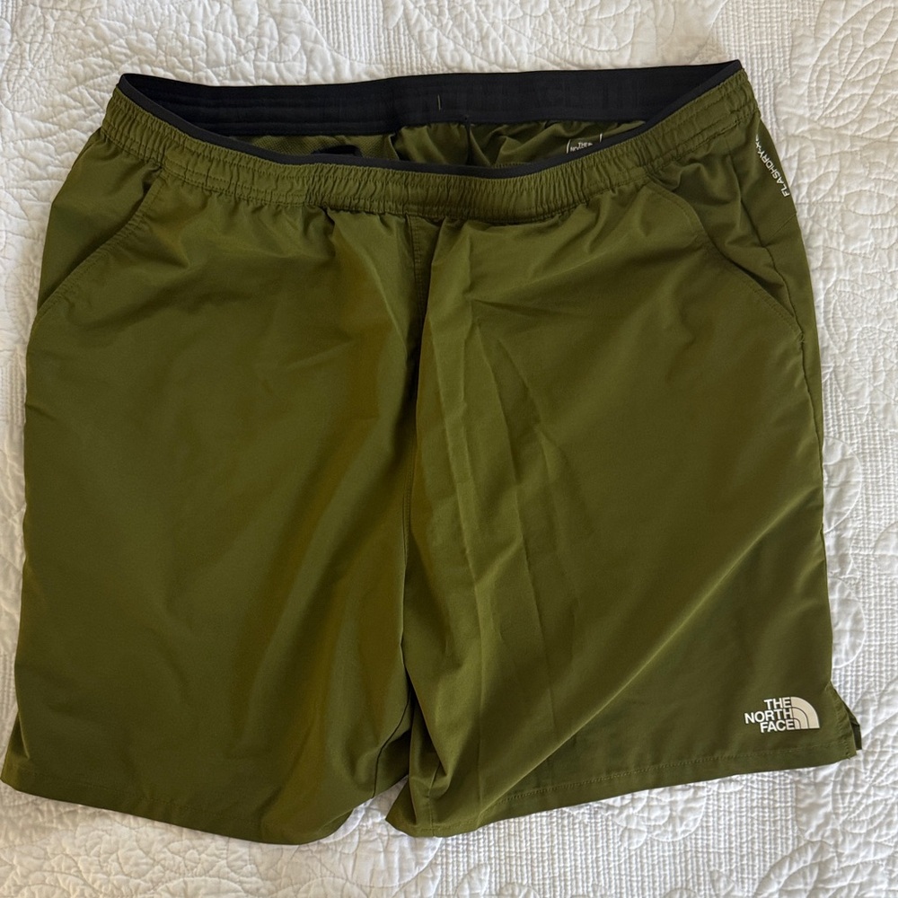 The North Face Men's Forest Green Athletic Shorts